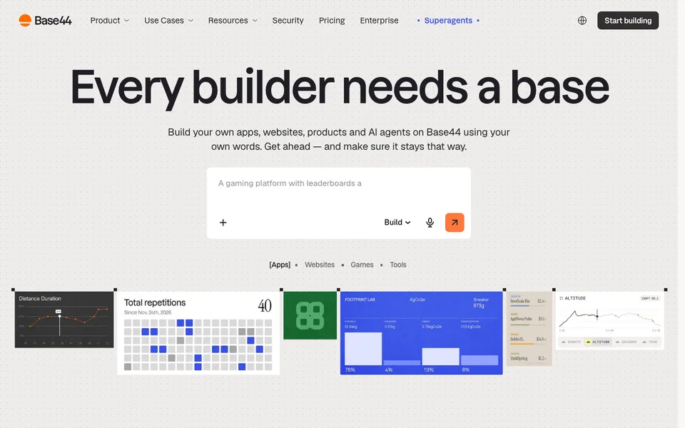 Base44 product preview